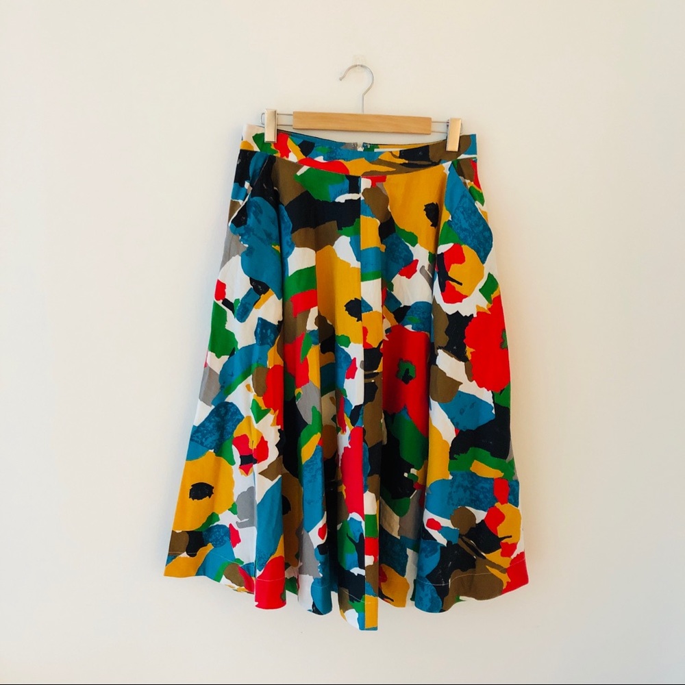 FLORAL Twirly Midi Skirt from ModCloth - Emily + Fin
